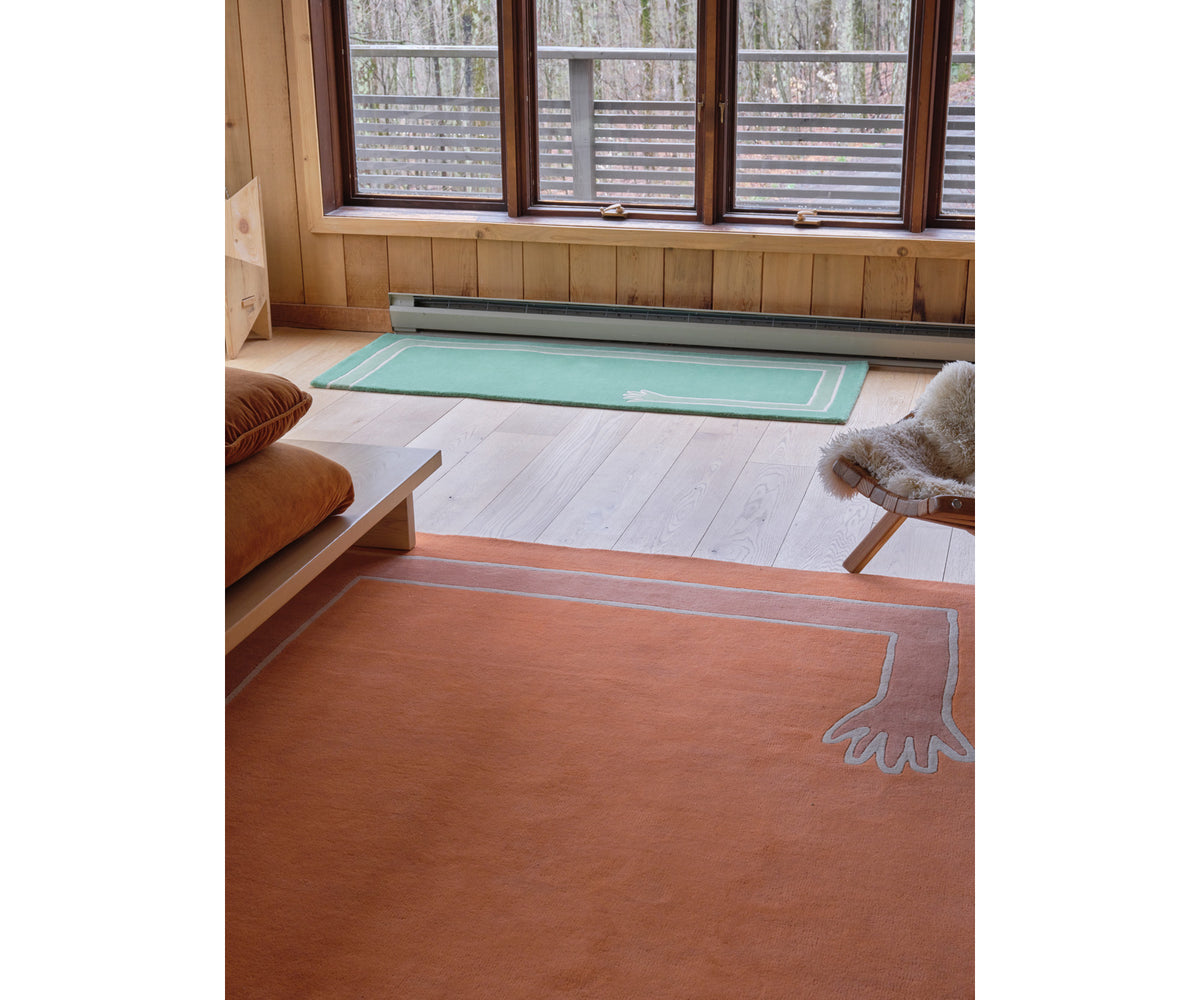 Cold picnic ラグ Cold Picnic | Embrace - Green