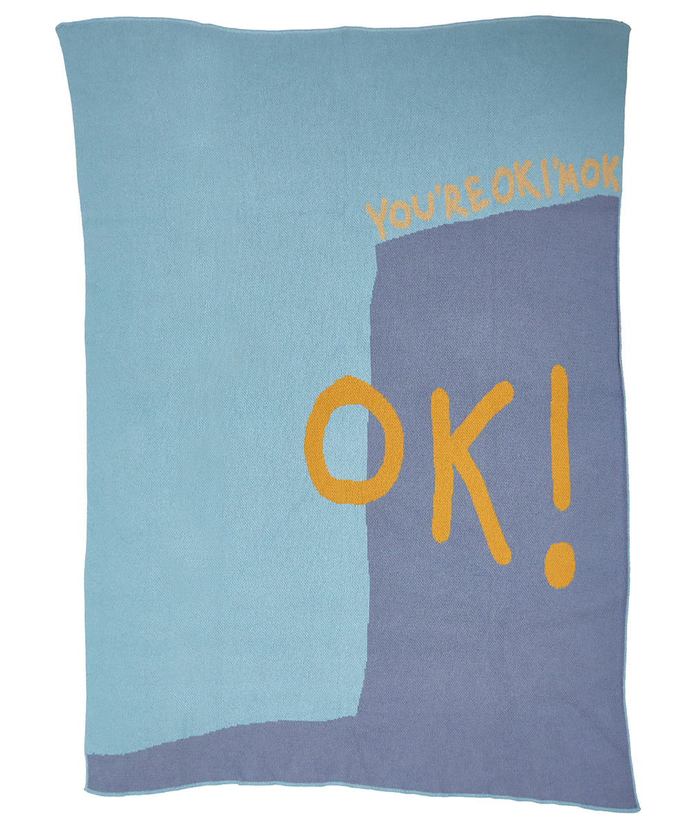 You're OK I'm OK Knit Blanket