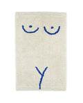 Torso Bathmat - Cream / Blue