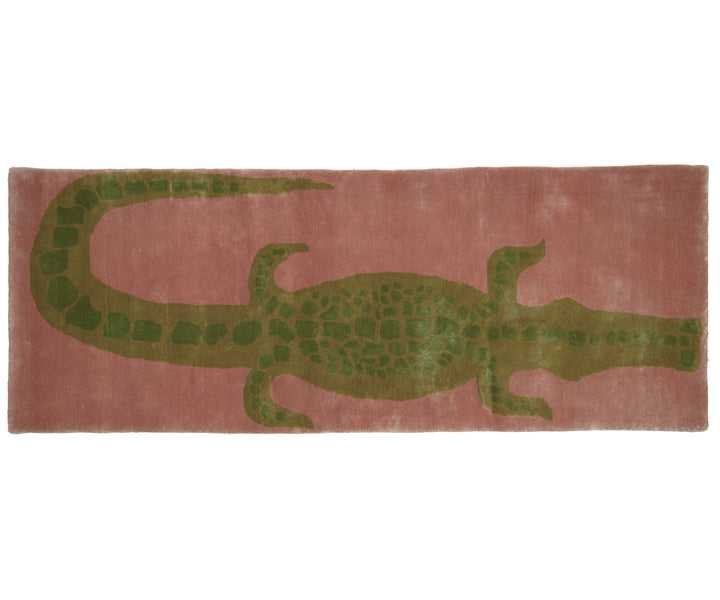 CUSTOM Bamboo Crocodile Runner - Tomato