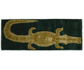 PREORDER Bamboo Silk Crocodile Runner - Dark Emerald