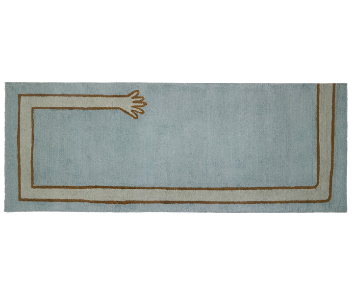 Embrace Runner, Blue - Wool / Nylon