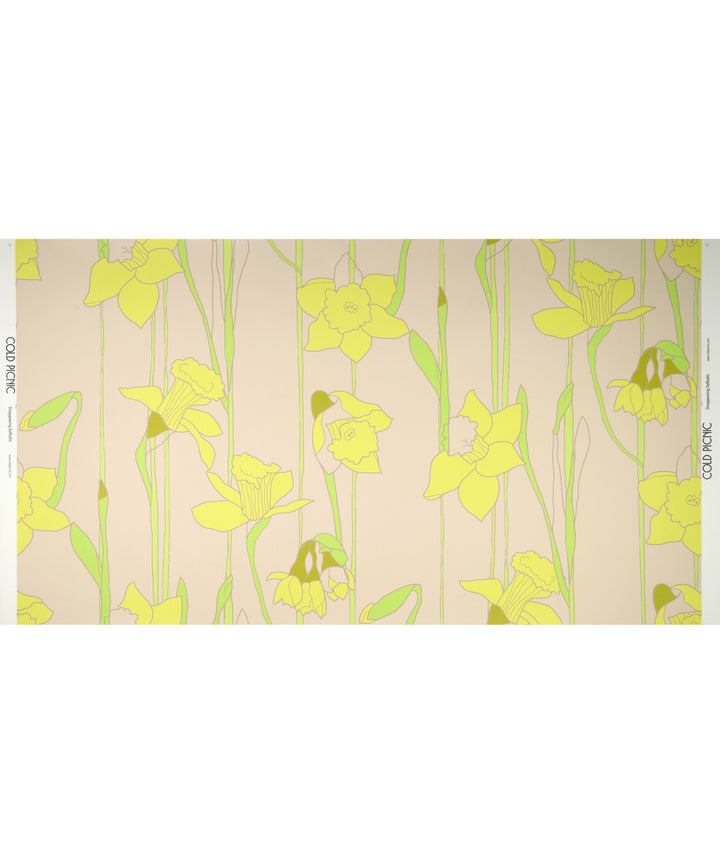 Disappearing Daffodil Wallpaper - 60"