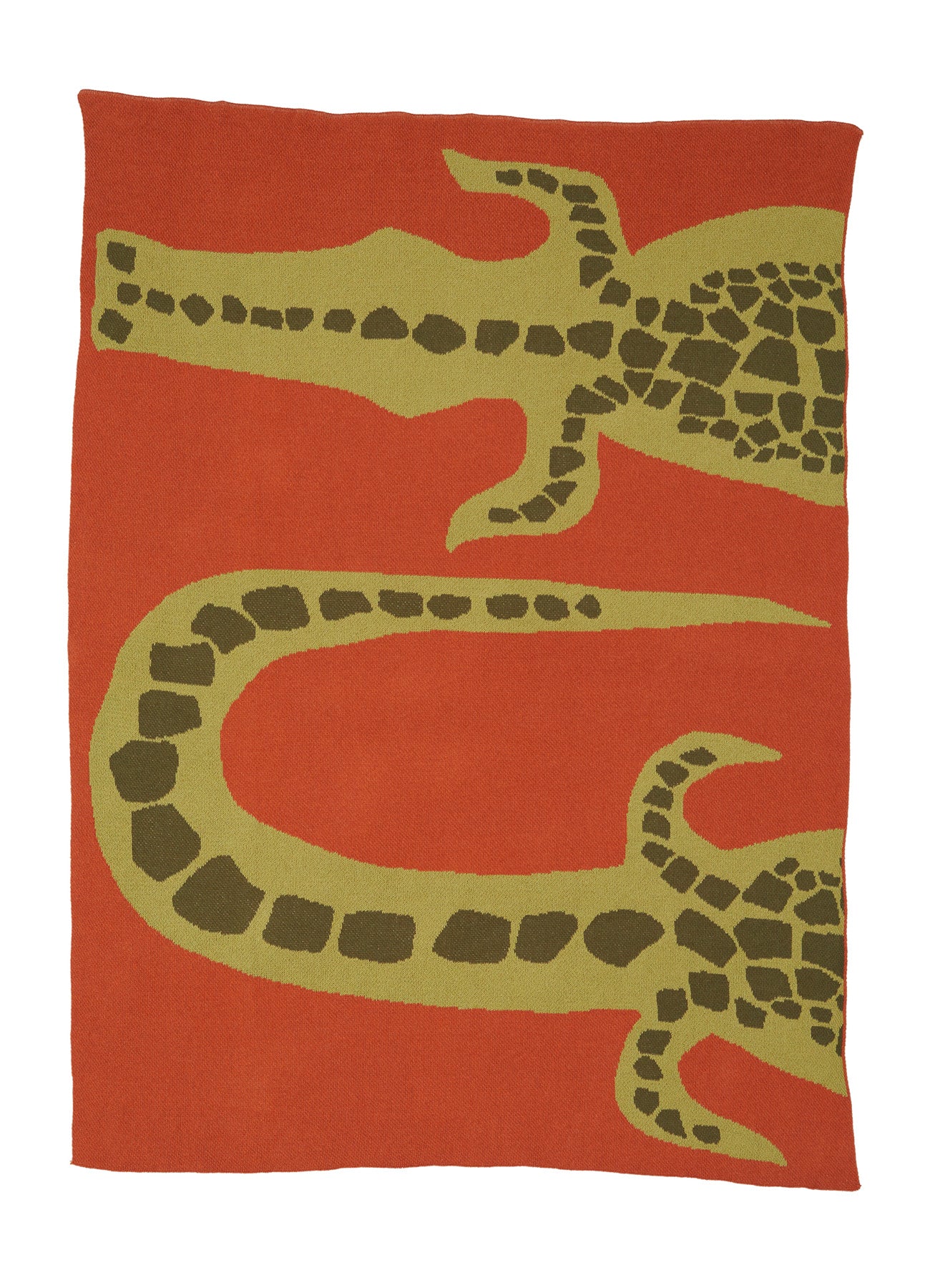 Crocodile Knit Blanket